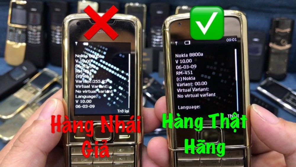 Nokia 8800 main A và main E Là Sao ?