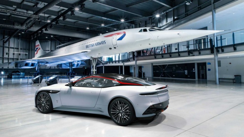Aston Martin kỷ niệm sinh nhật thứ 50 của siêu máy bay Concorde Aston Martin kỷ niệm sinh nhật thứ 50 của siêu máy bay Concorde